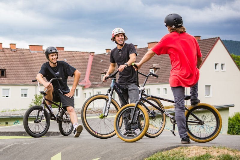 Pump track solutions for riders