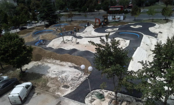 Pump track in Skopje